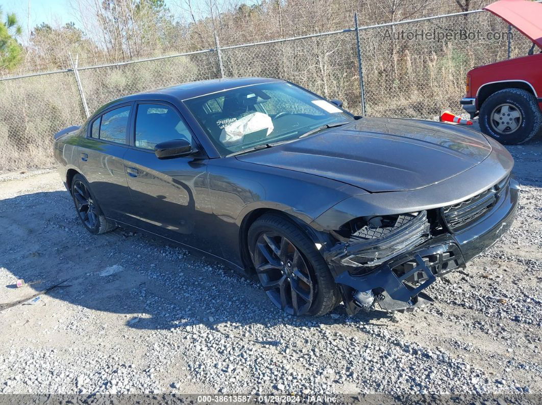 2021 Dodge Charger Sxt Rwd Черный vin: 2C3CDXBGXMH540563