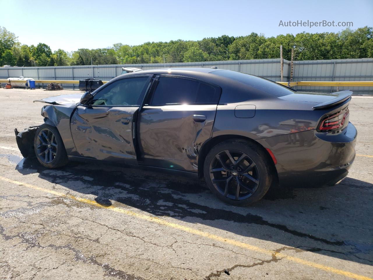 2021 Dodge Charger Sxt Gray vin: 2C3CDXBGXMH602186