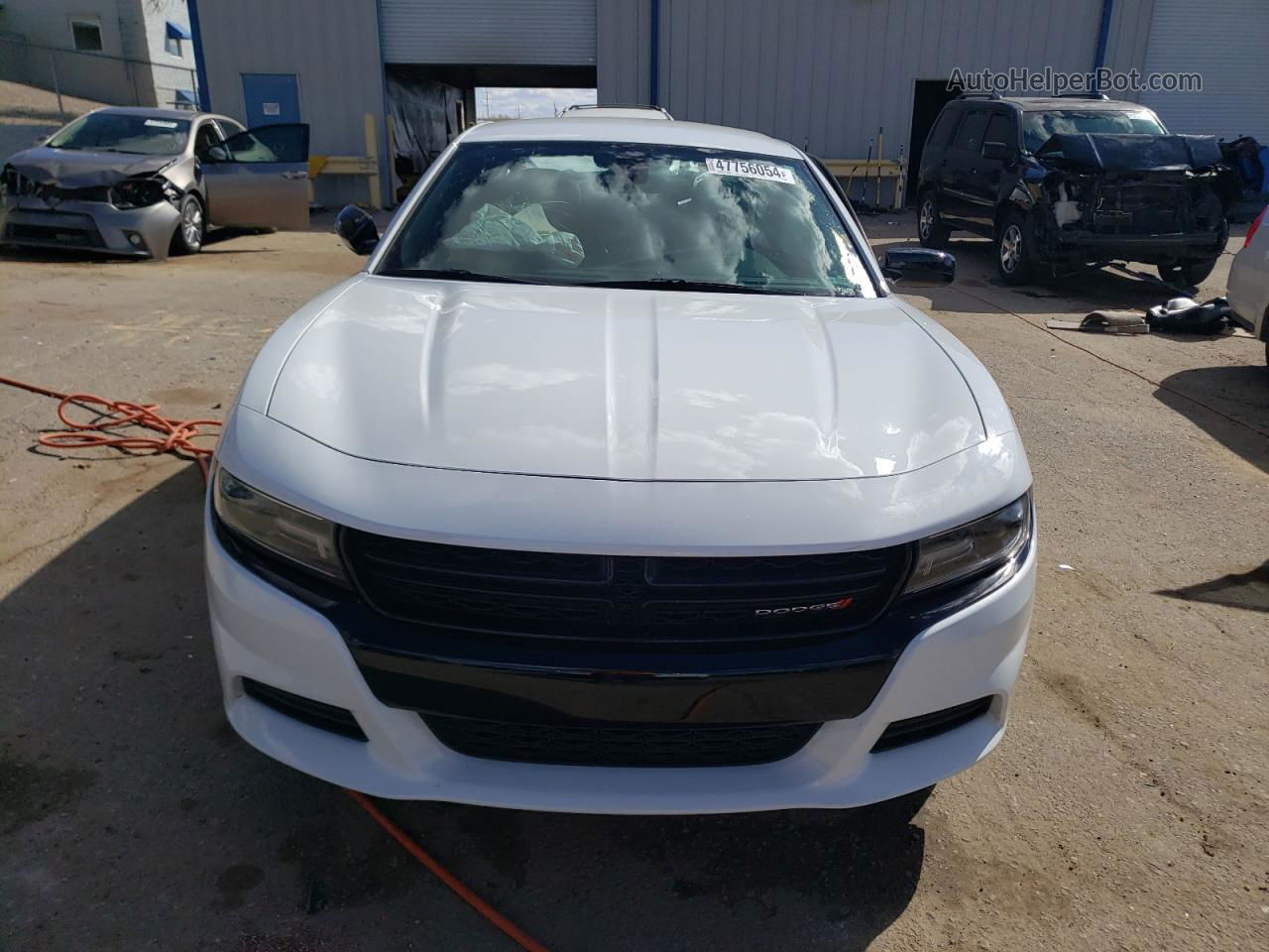 2021 Dodge Charger Sxt White vin: 2C3CDXBGXMH636449