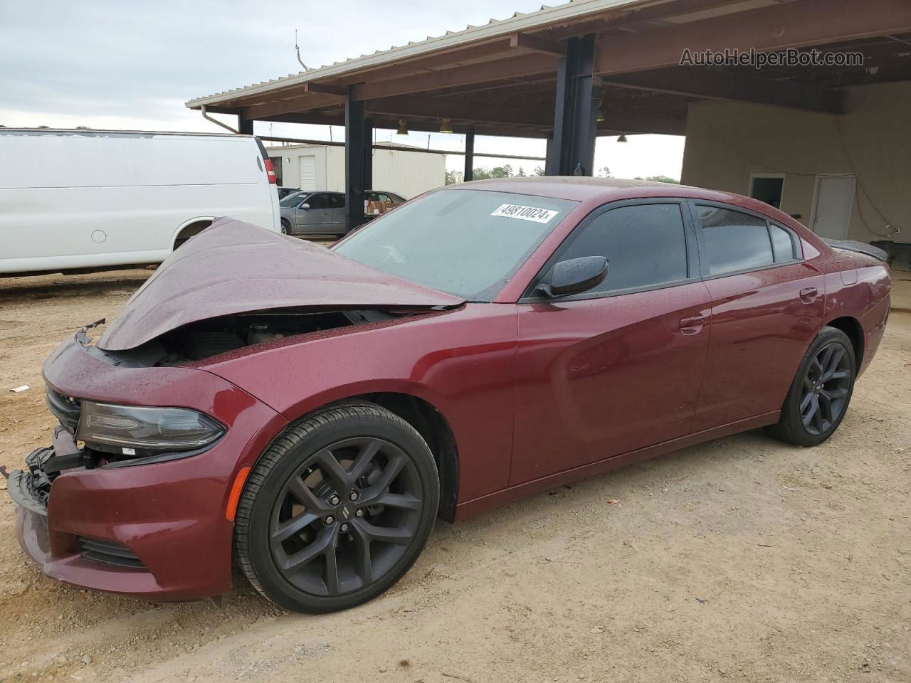 2021 Dodge Charger Sxt Burgundy vin: 2C3CDXBGXMH636466