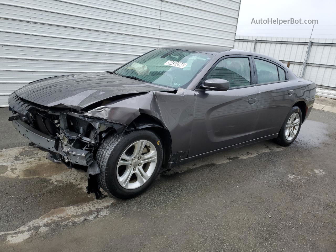 2021 Dodge Charger Sxt Gray vin: 2C3CDXBGXMH642476