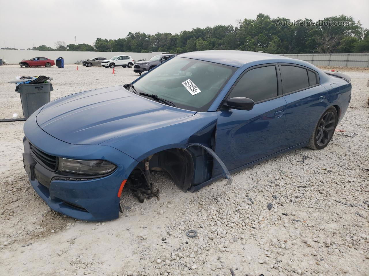 2021 Dodge Charger Sxt Blue vin: 2C3CDXBGXMH679169