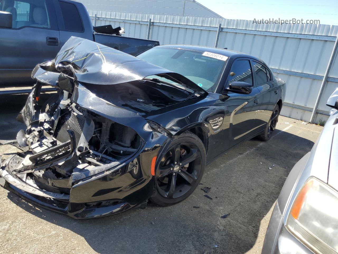 2016 Dodge Charger R/t Black vin: 2C3CDXCT0GH196502