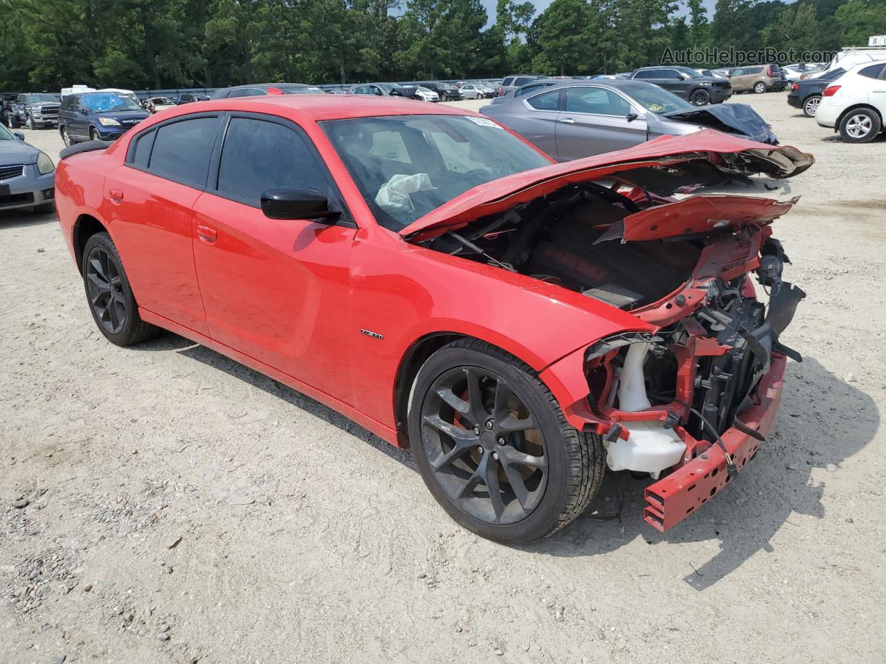 2016 Dodge Charger R/t Red vin: 2C3CDXCT0GH258318