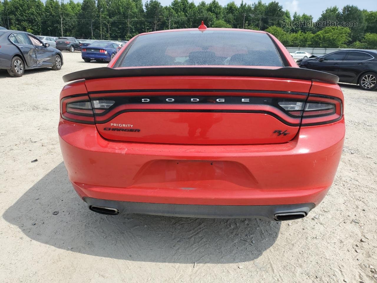 2016 Dodge Charger R/t Red vin: 2C3CDXCT0GH258318