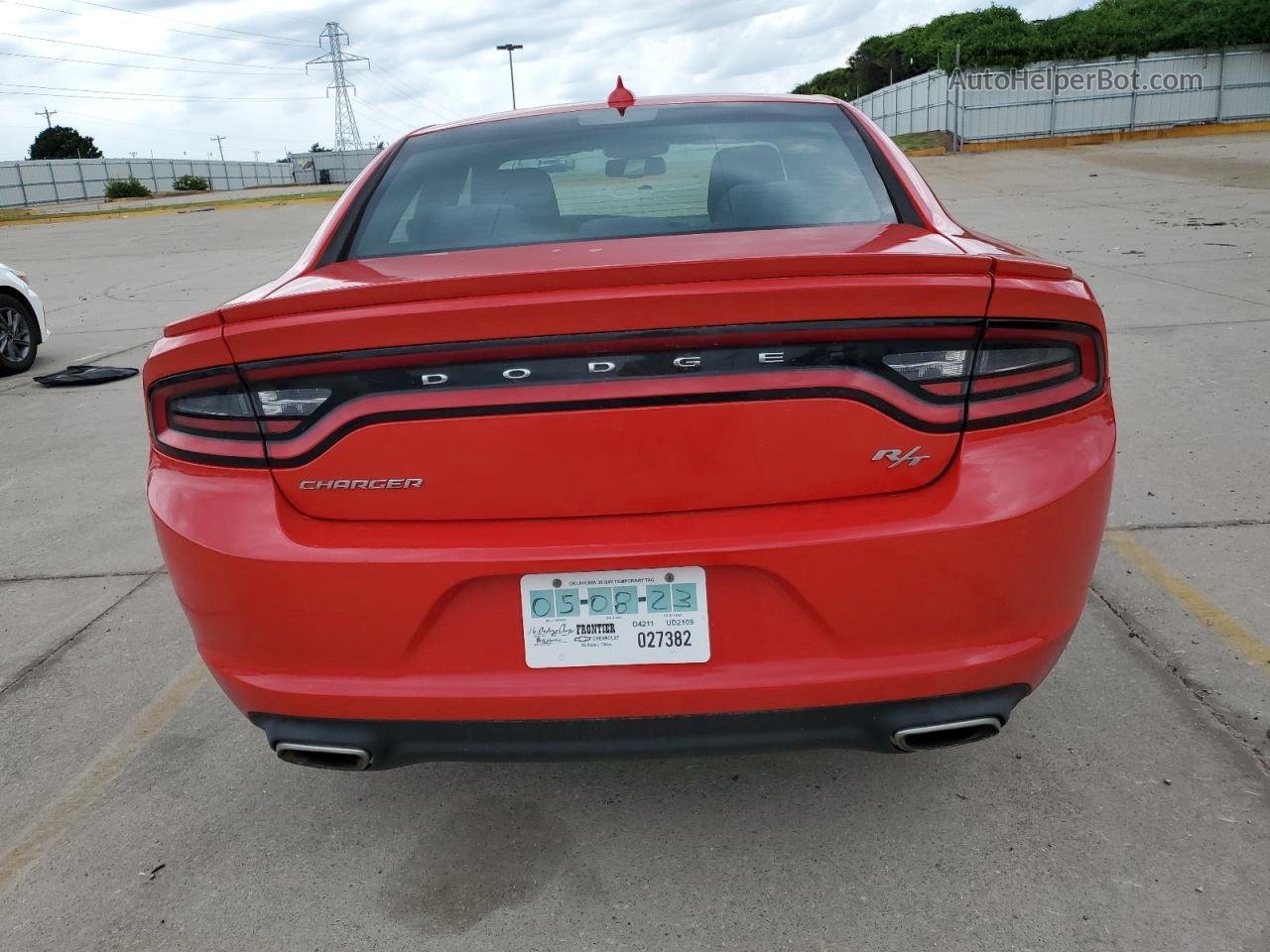 2016 Dodge Charger R/t Red vin: 2C3CDXCT0GH350352