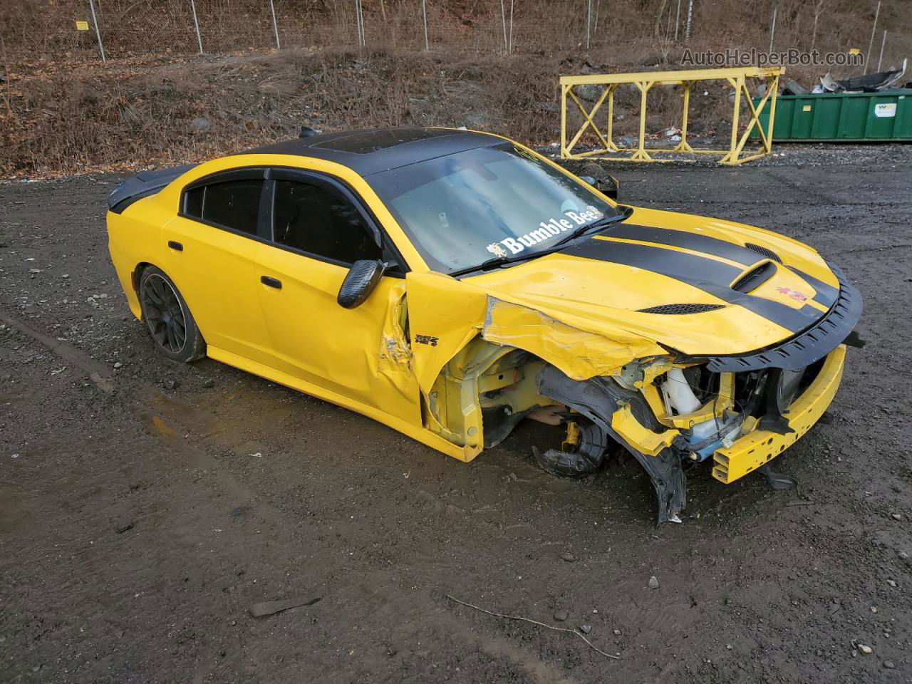 2017 Dodge Charger R/t Yellow vin: 2C3CDXCT0HH545949