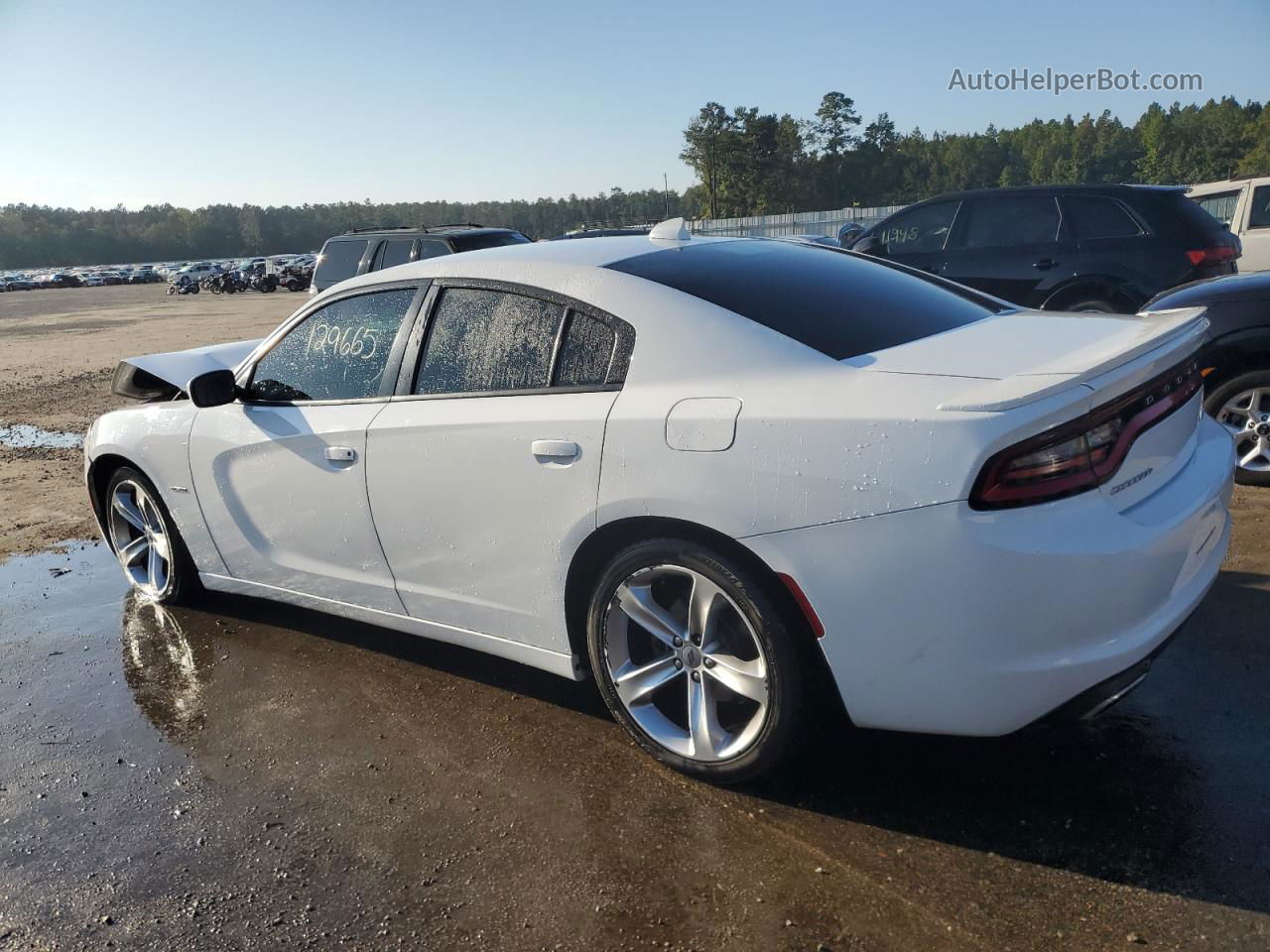 2017 Dodge Charger R/t White vin: 2C3CDXCT0HH562556