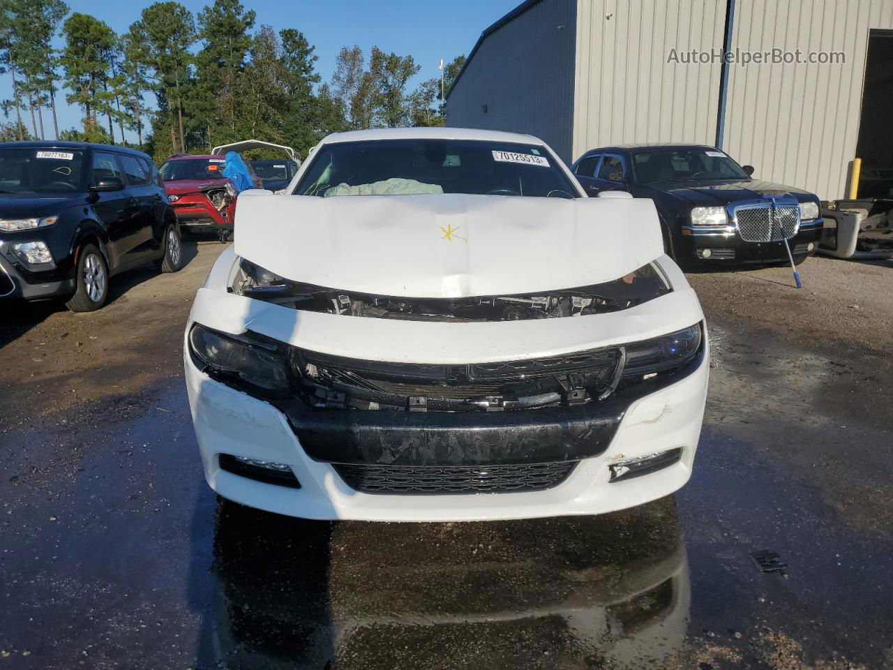 2017 Dodge Charger R/t White vin: 2C3CDXCT0HH562556