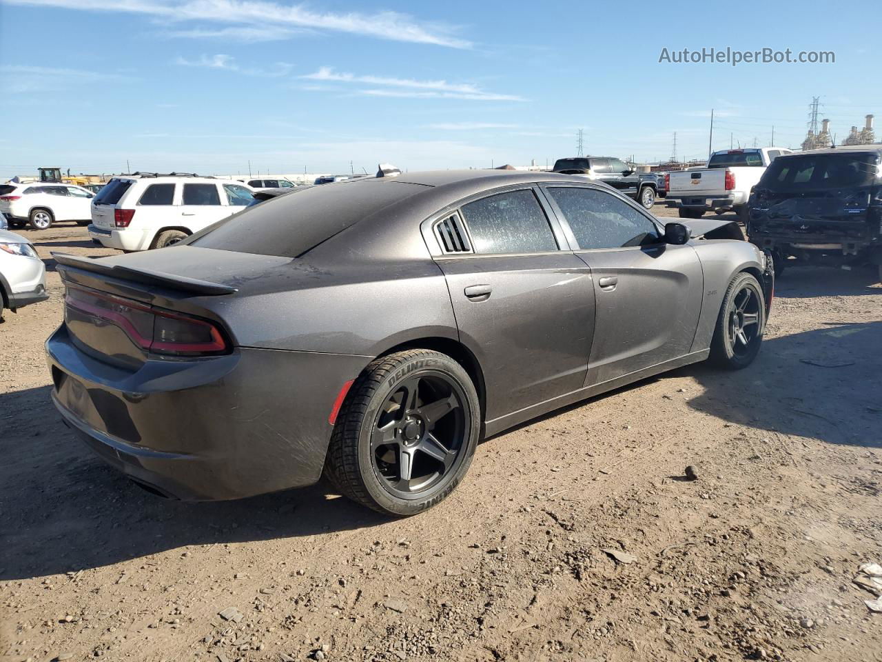 2017 Dodge Charger R/t Угольный vin: 2C3CDXCT0HH609276