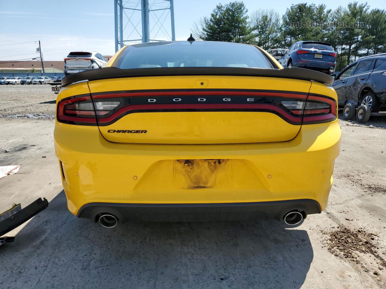 2017 Dodge Charger R/t Yellow vin: 2C3CDXCT0HH620827