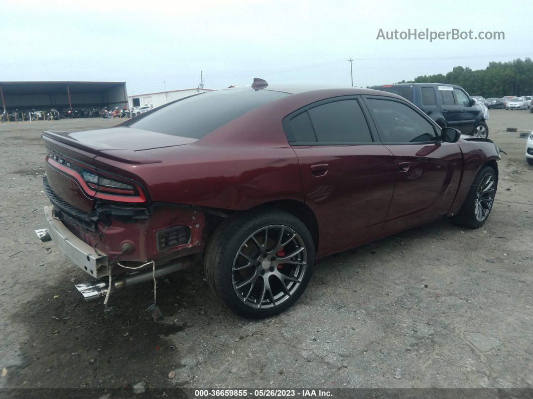 2017 Dodge Charger R/t Maroon vin: 2C3CDXCT0HH642049