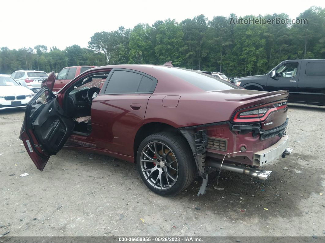 2017 Dodge Charger R/t Maroon vin: 2C3CDXCT0HH642049