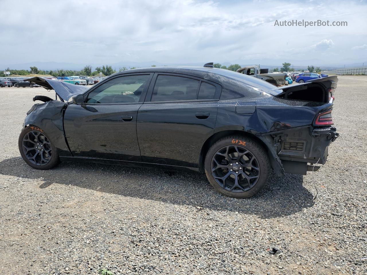 2017 Dodge Charger R/t Черный vin: 2C3CDXCT0HH666772