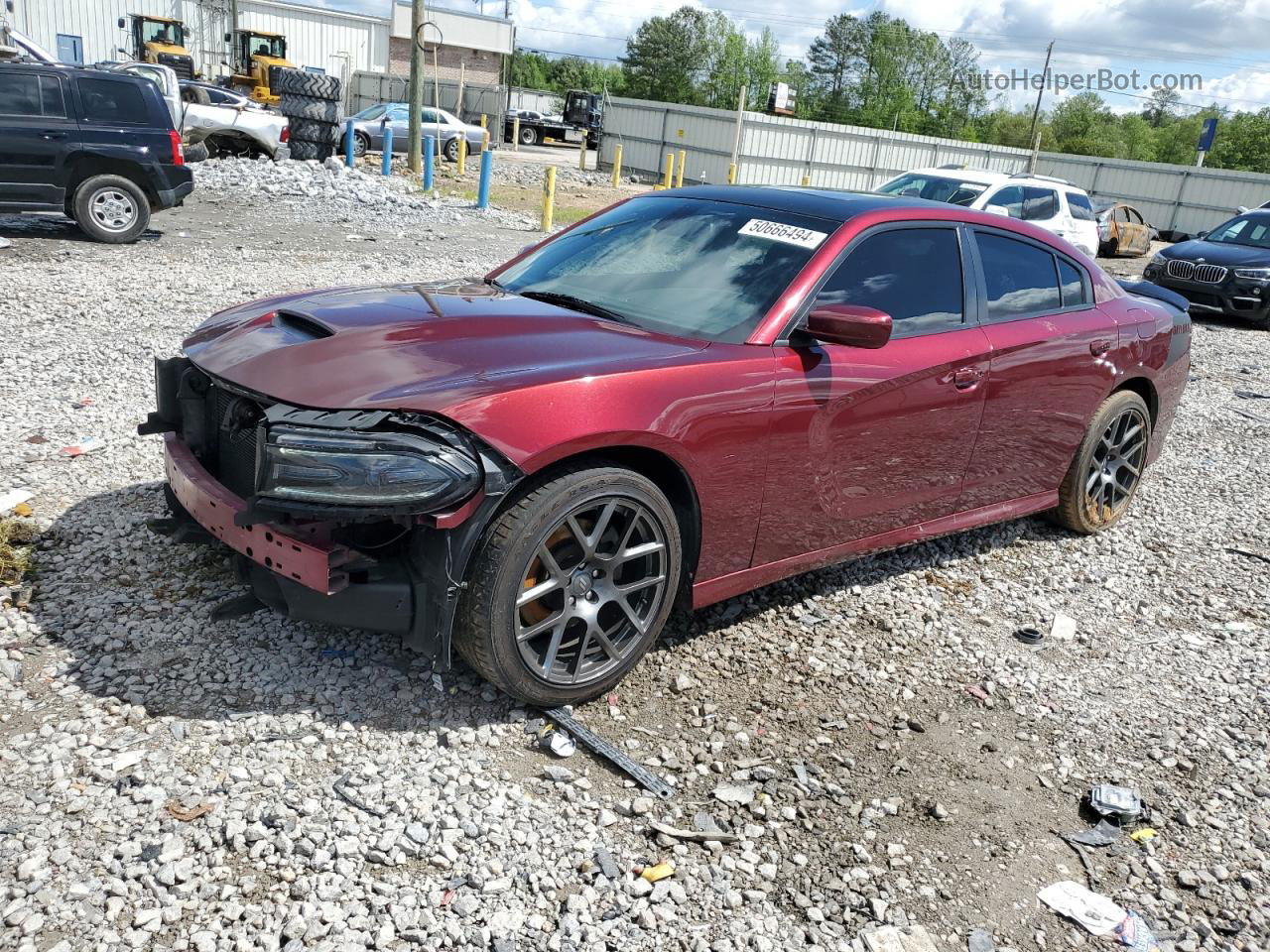 2018 Dodge Charger R/t Red vin: 2C3CDXCT0JH163281