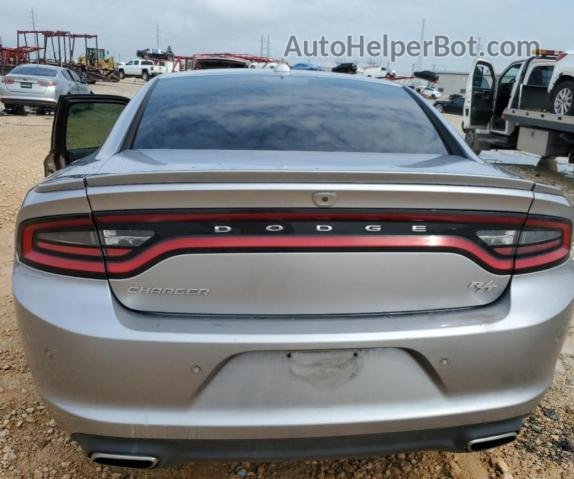 2018 Dodge Charger R/t Silver vin: 2C3CDXCT0JH209837