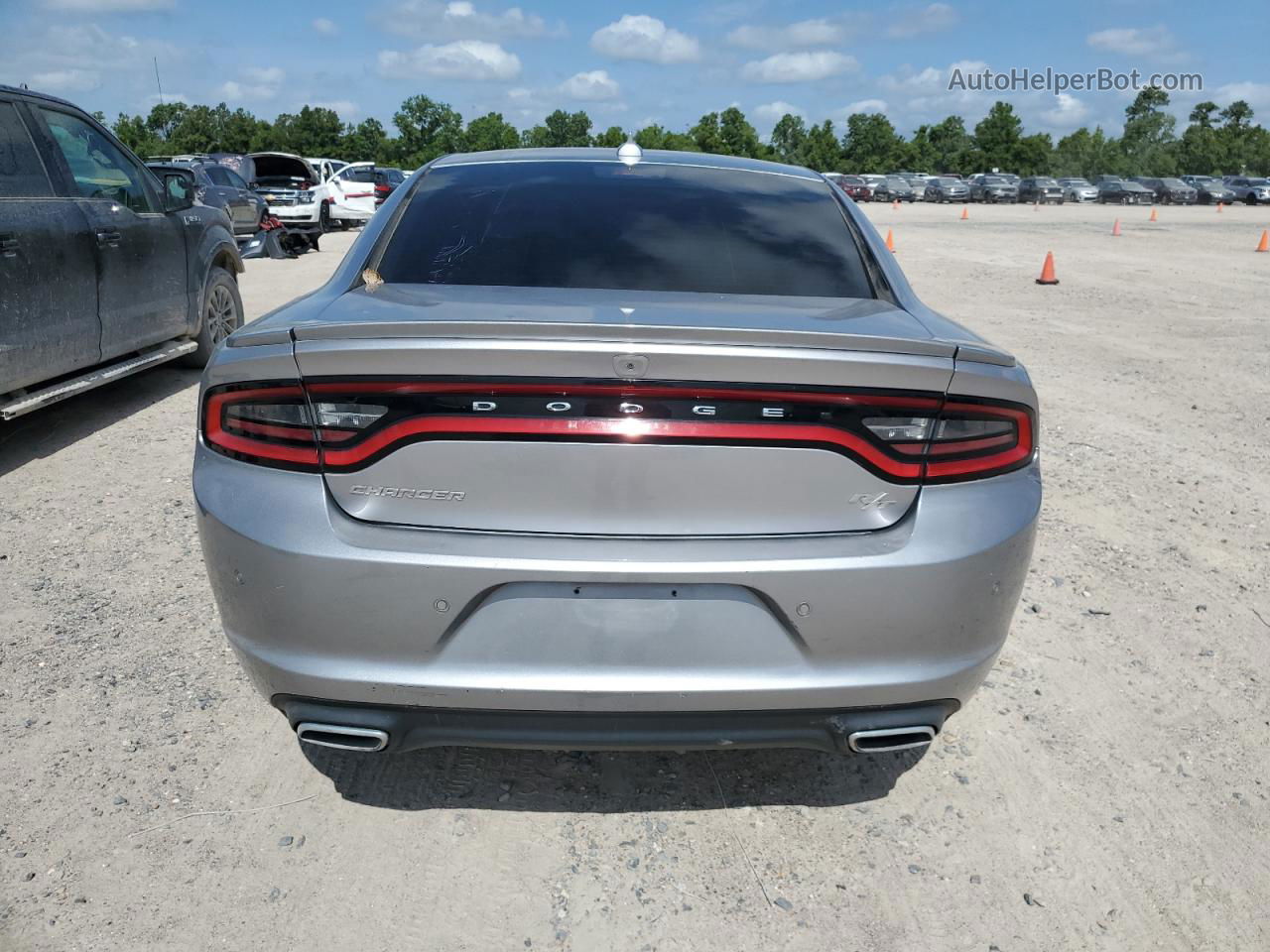 2018 Dodge Charger R/t Серебряный vin: 2C3CDXCT0JH209837