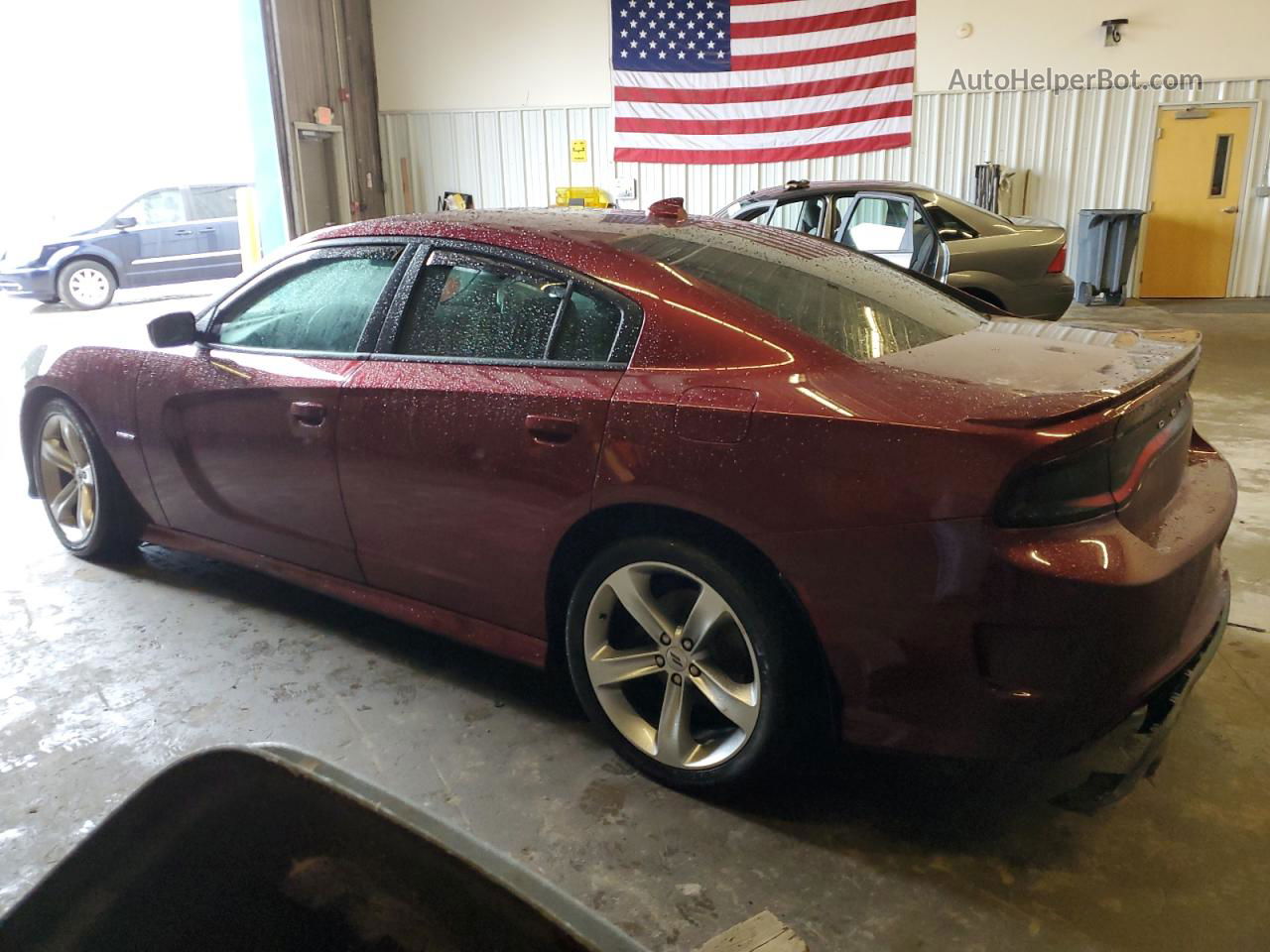 2018 Dodge Charger R/t Red vin: 2C3CDXCT0JH232230