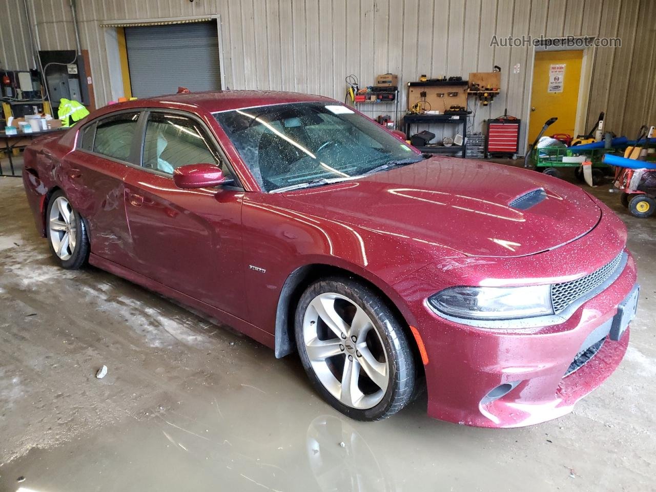 2018 Dodge Charger R/t Red vin: 2C3CDXCT0JH232230