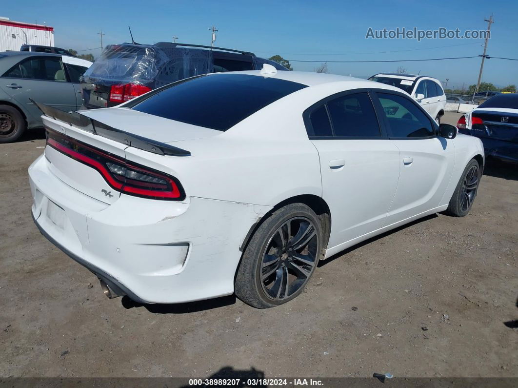 2018 Dodge Charger R/t Rwd White vin: 2C3CDXCT0JH238285