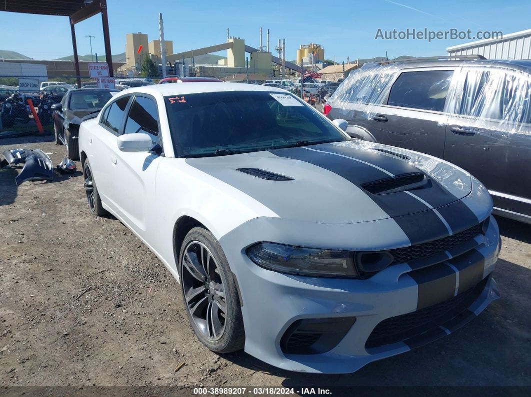 2018 Dodge Charger R/t Rwd White vin: 2C3CDXCT0JH238285