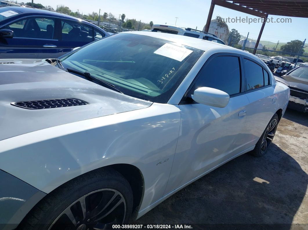 2018 Dodge Charger R/t Rwd White vin: 2C3CDXCT0JH238285