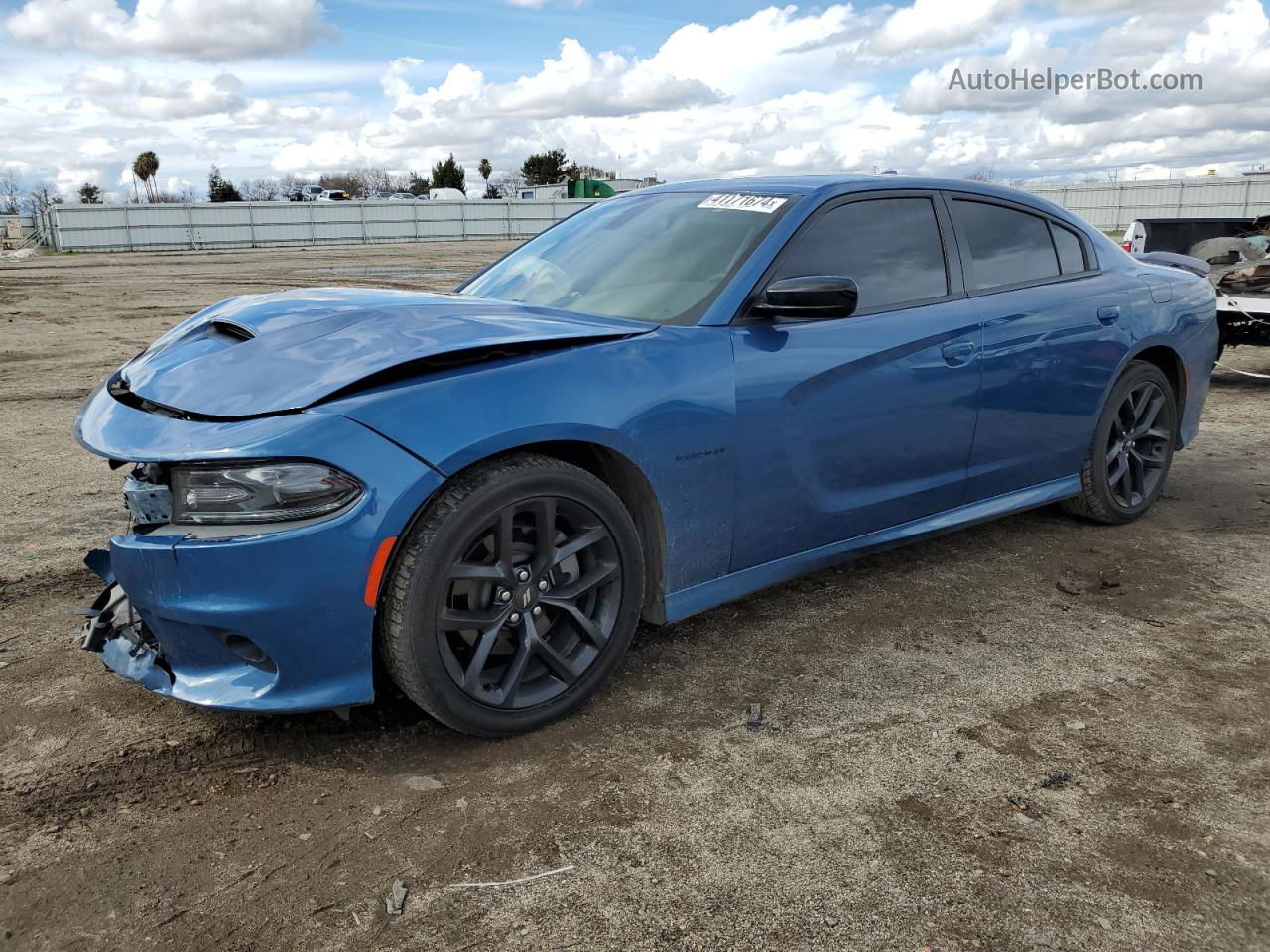 2021 Dodge Charger R/t Blue vin: 2C3CDXCT0MH561885