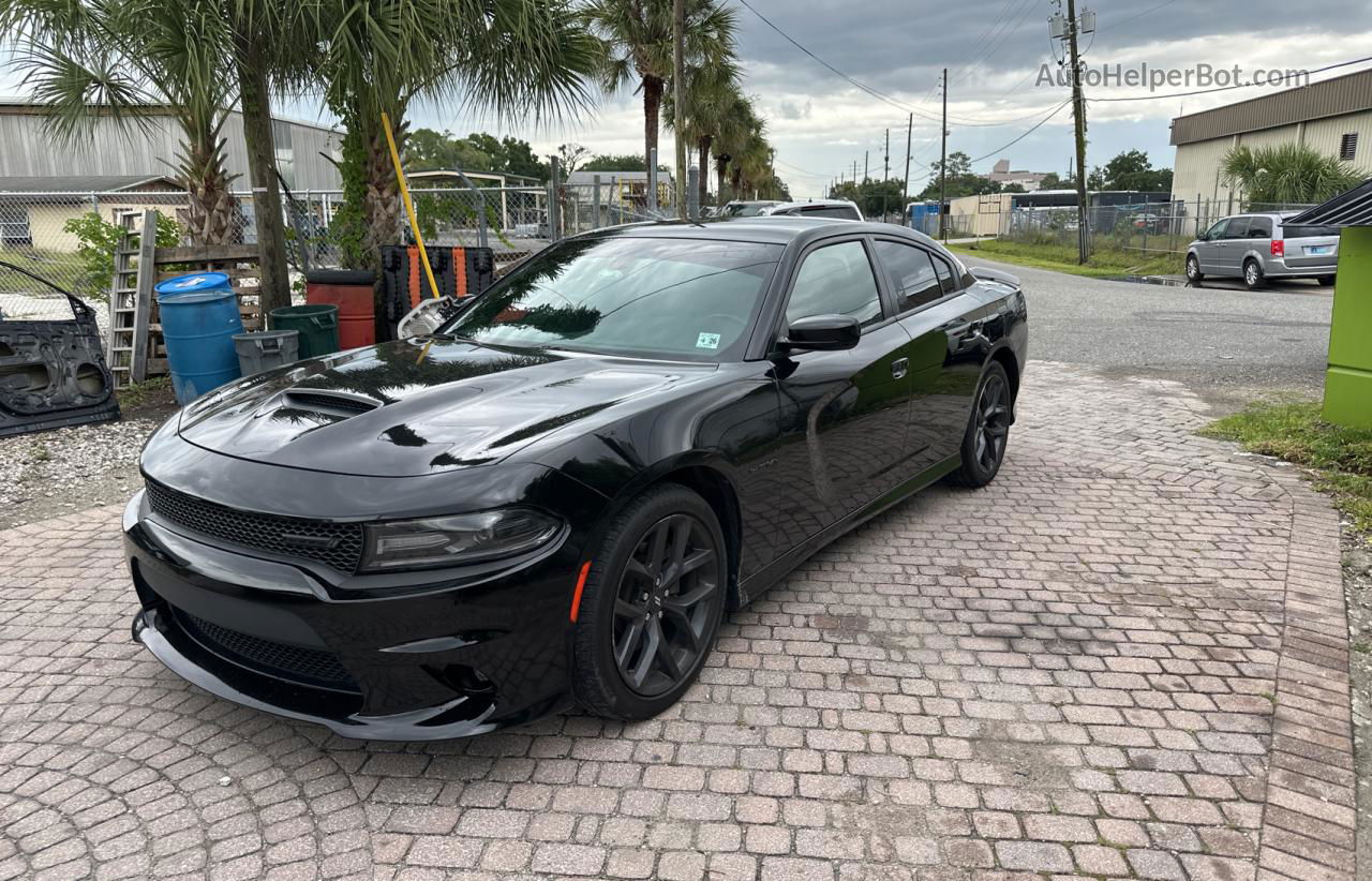 2021 Dodge Charger R/t Black vin: 2C3CDXCT0MH644510