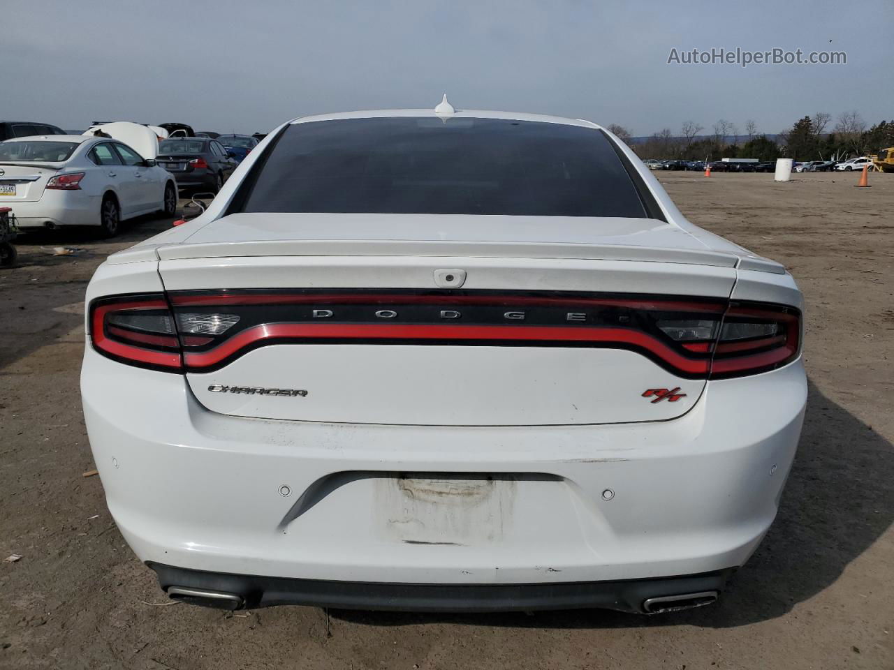 2016 Dodge Charger R/t White vin: 2C3CDXCT1GH100618