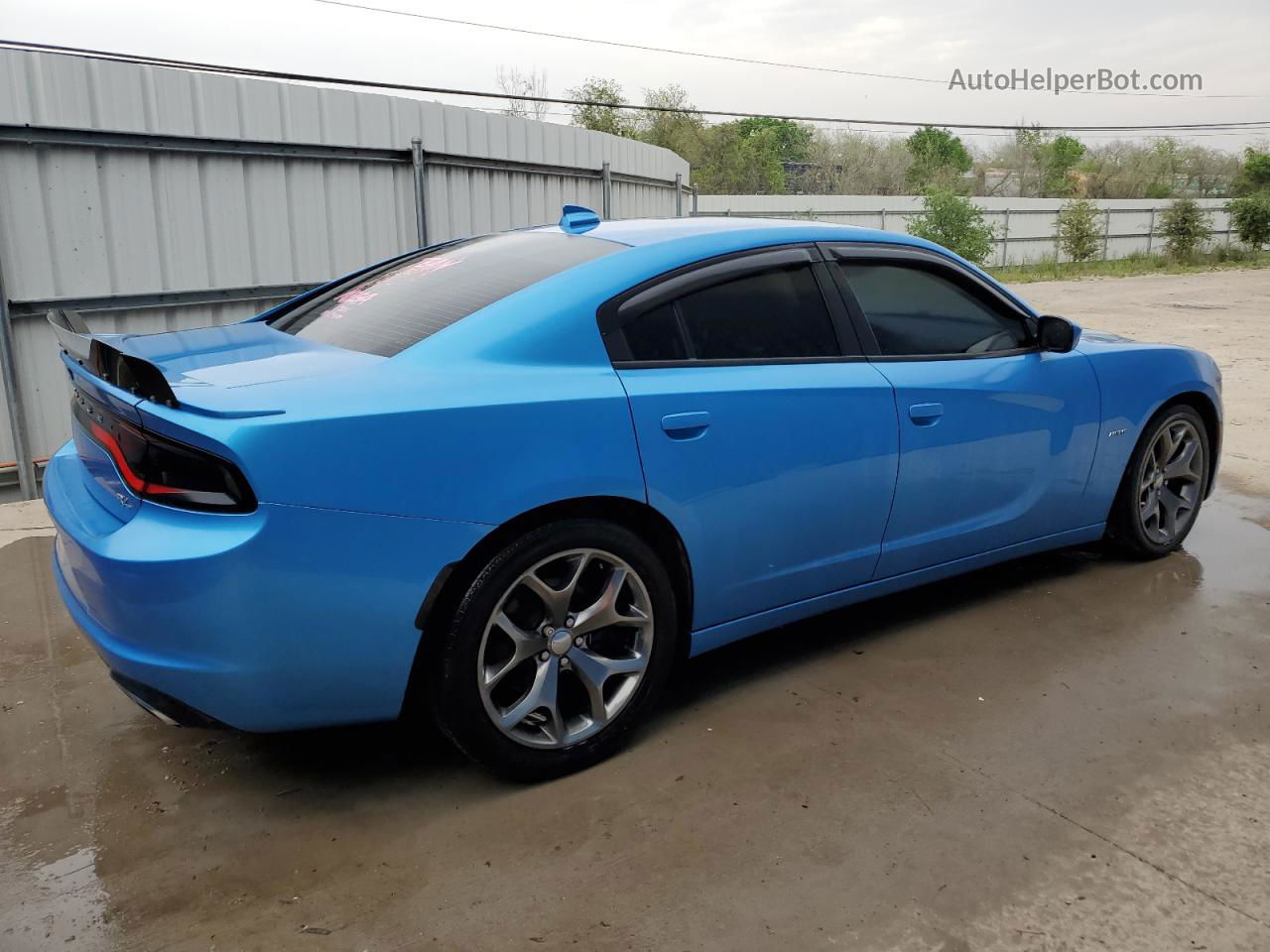 2016 Dodge Charger R/t Blue vin: 2C3CDXCT1GH118620