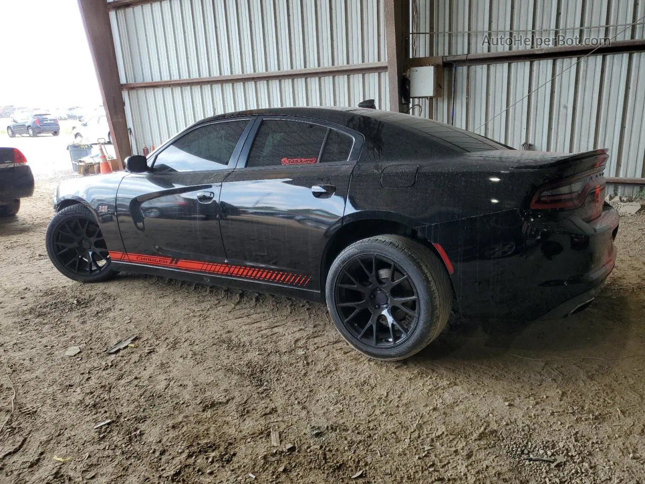 2016 Dodge Charger R/t Black vin: 2C3CDXCT1GH222640