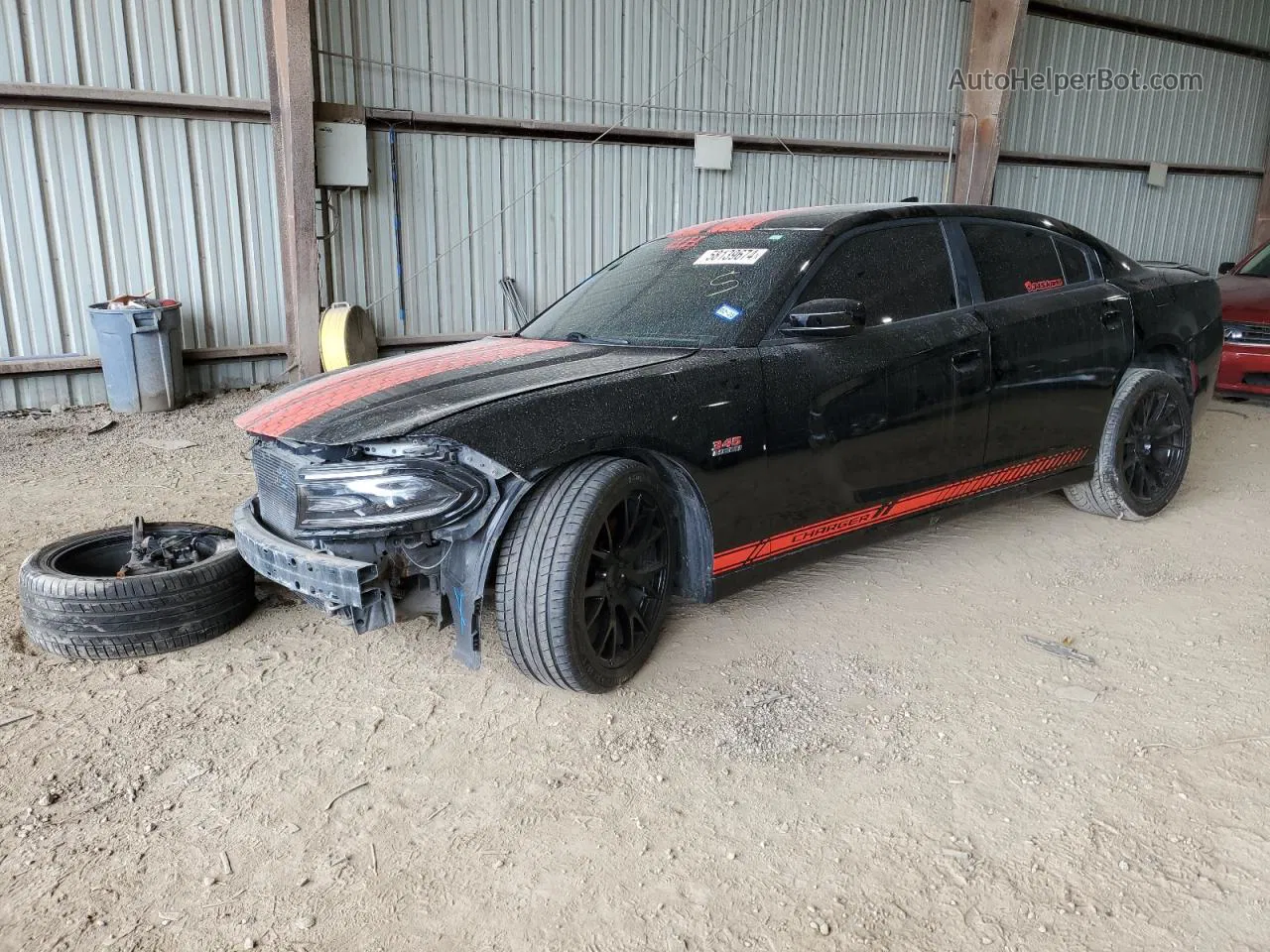 2016 Dodge Charger R/t Черный vin: 2C3CDXCT1GH222640