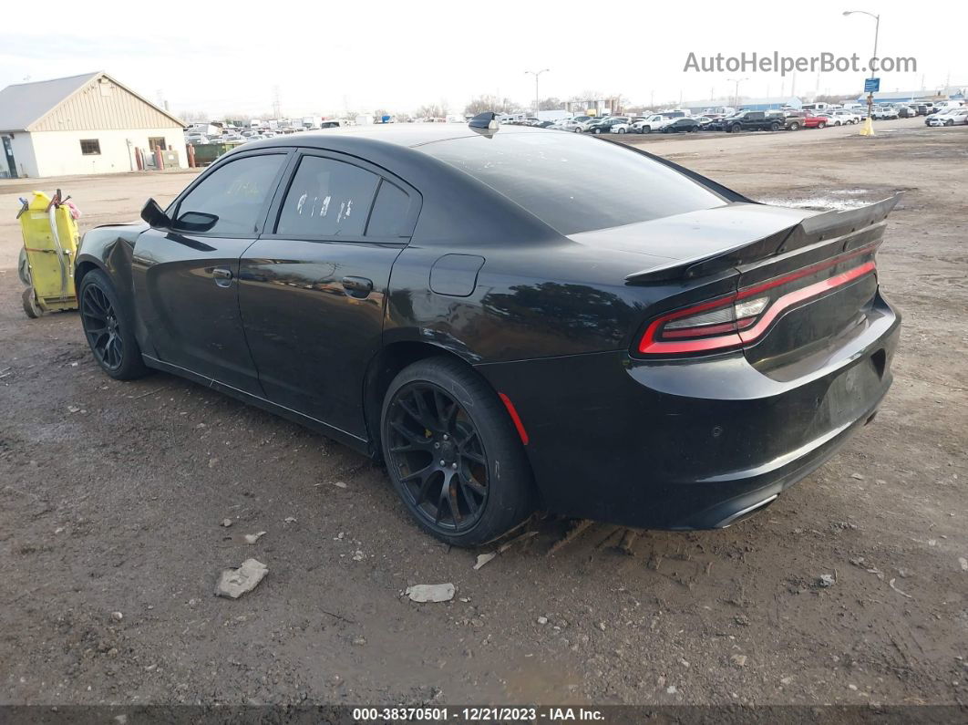 2016 Dodge Charger R/t Black vin: 2C3CDXCT1GH303430