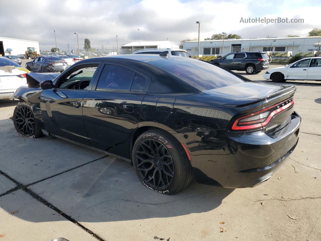 2017 Dodge Charger R/t Черный vin: 2C3CDXCT1HH510045