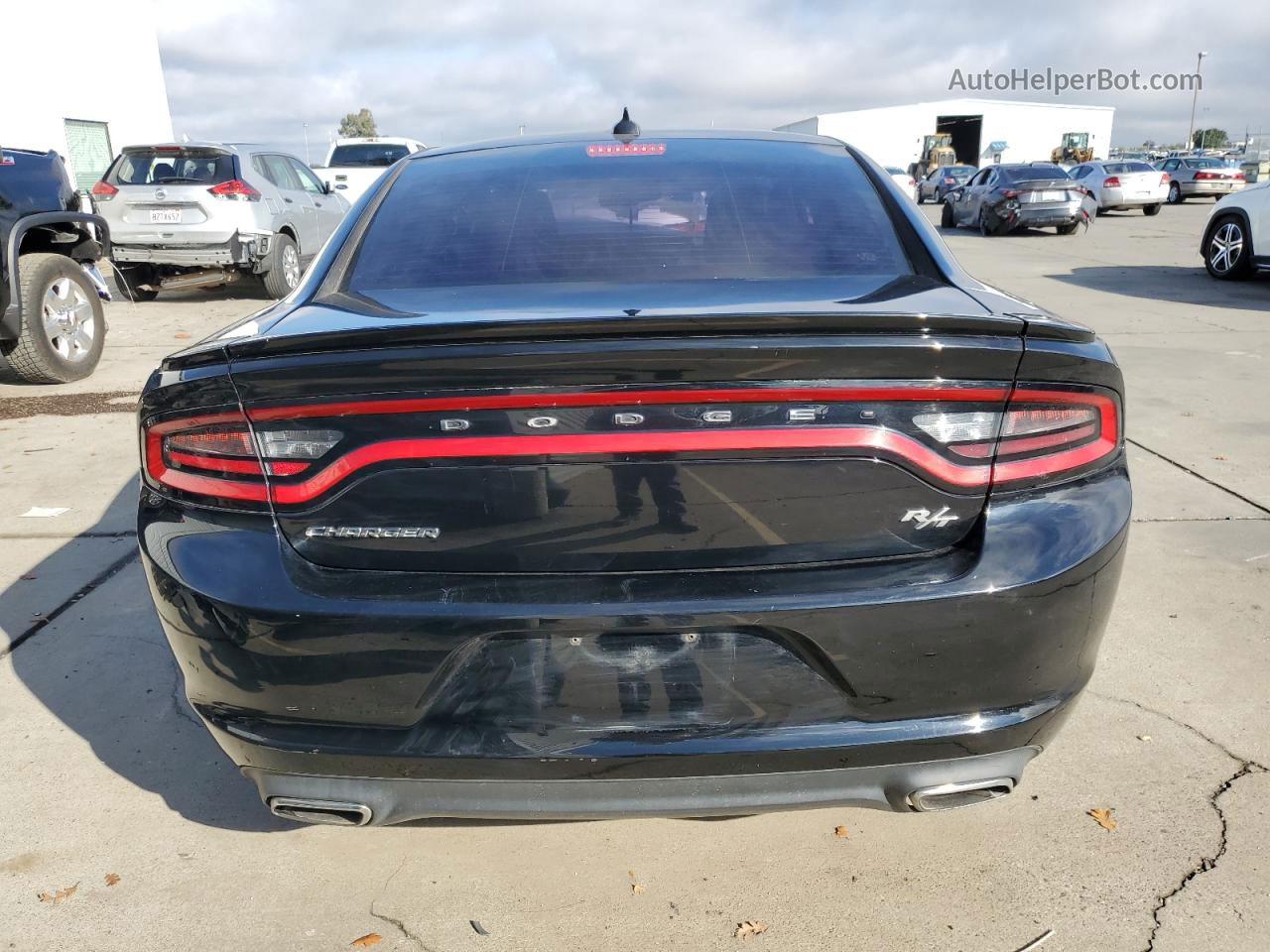 2017 Dodge Charger R/t Black vin: 2C3CDXCT1HH510045