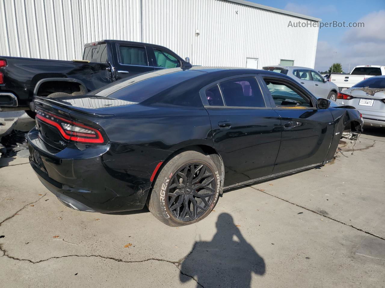 2017 Dodge Charger R/t Black vin: 2C3CDXCT1HH510045