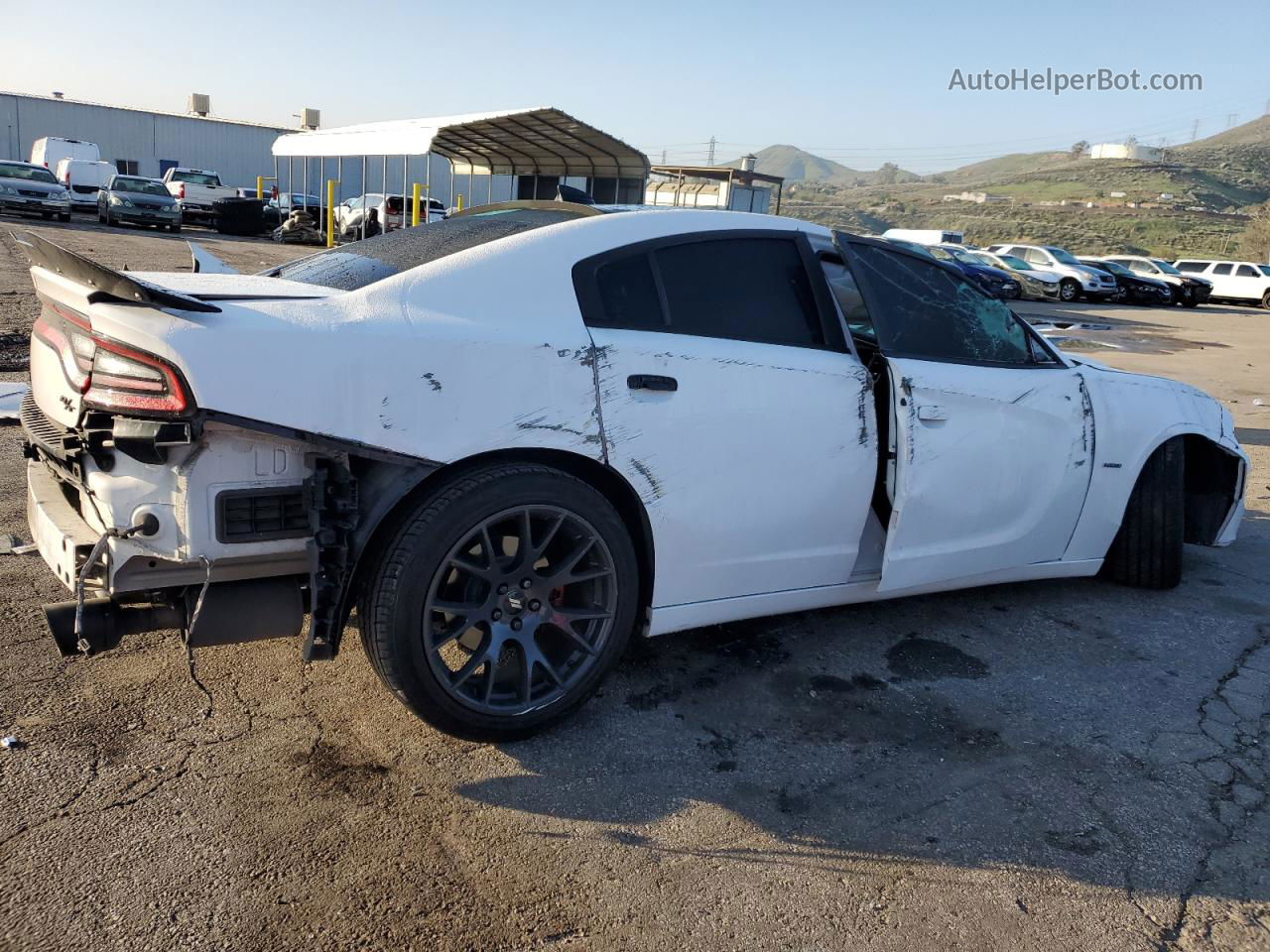 2017 Dodge Charger R/t Белый vin: 2C3CDXCT1HH511051