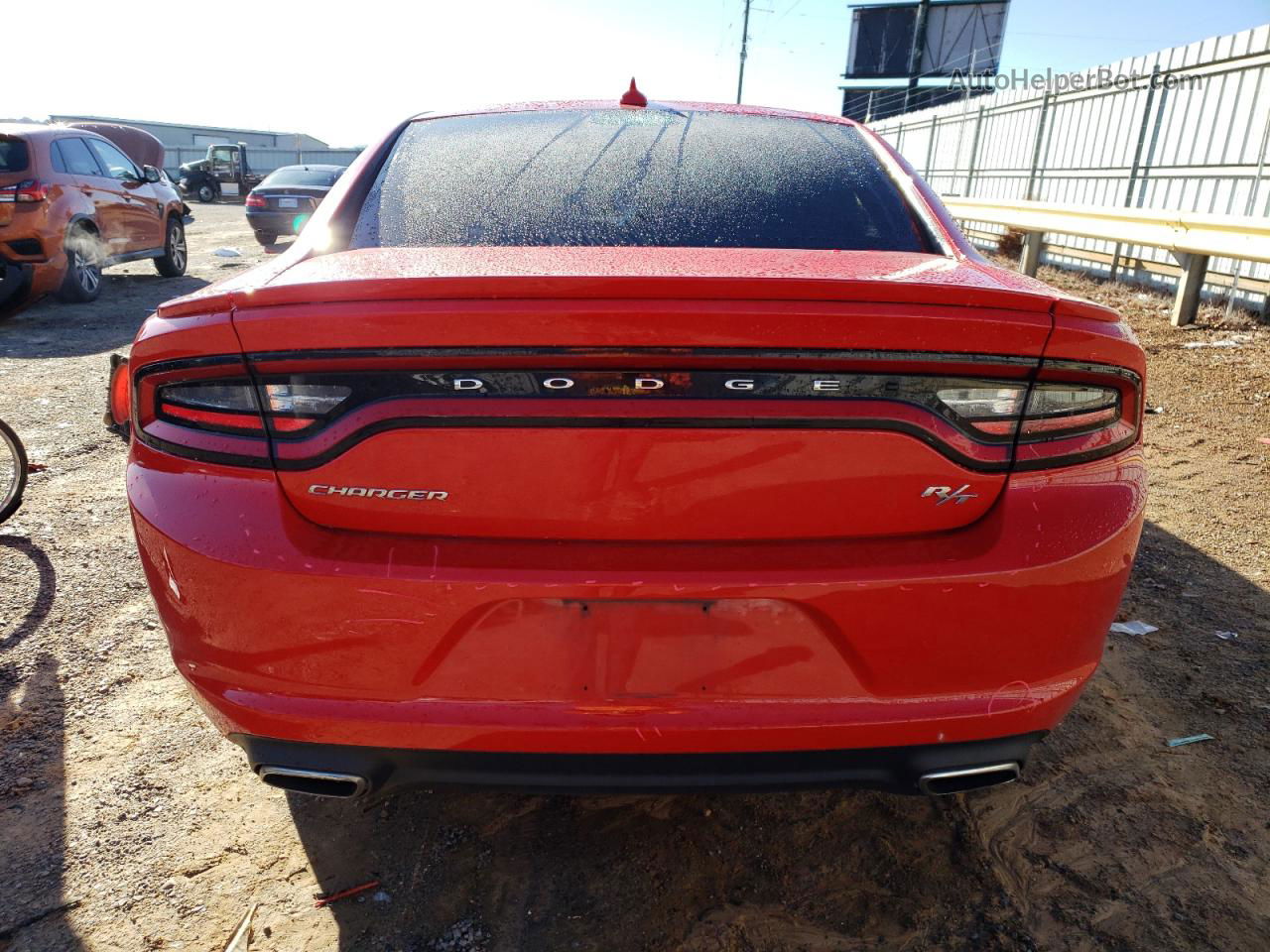 2017 Dodge Charger R/t Red vin: 2C3CDXCT1HH524401