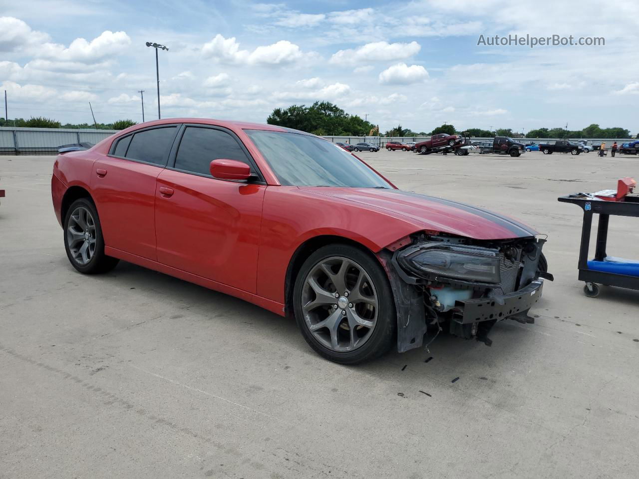 2017 Dodge Charger R/t Red vin: 2C3CDXCT1HH537021