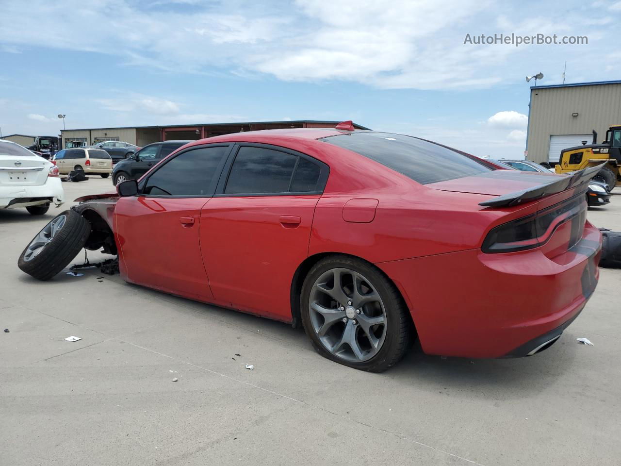 2017 Dodge Charger R/t Красный vin: 2C3CDXCT1HH537021