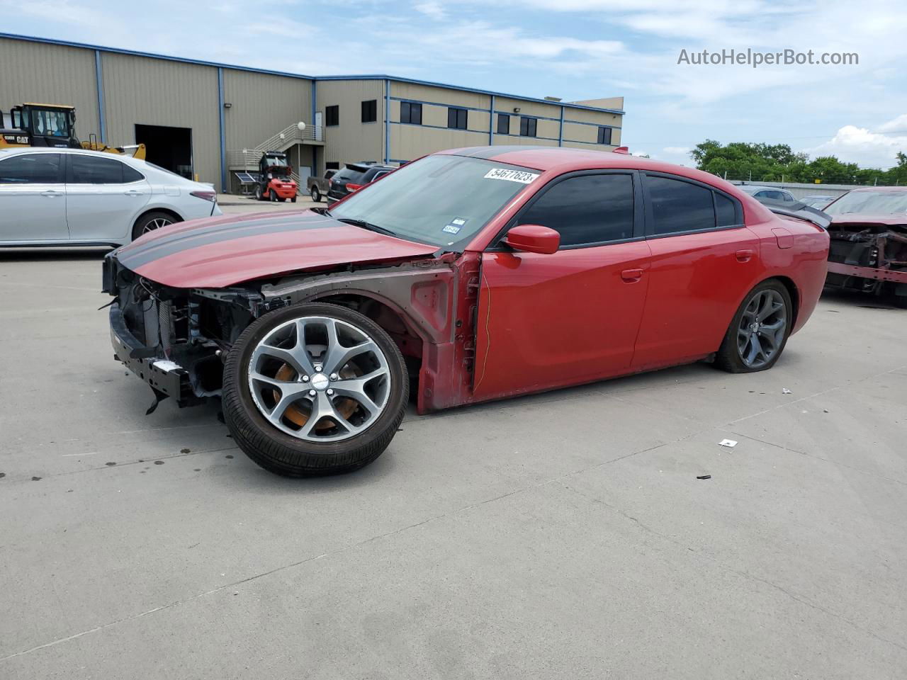 2017 Dodge Charger R/t Красный vin: 2C3CDXCT1HH537021