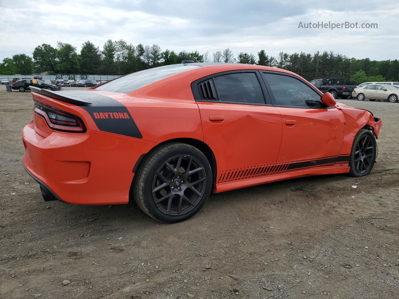 2018 Dodge Charger R/t Оранжевый vin: 2C3CDXCT1JH157148