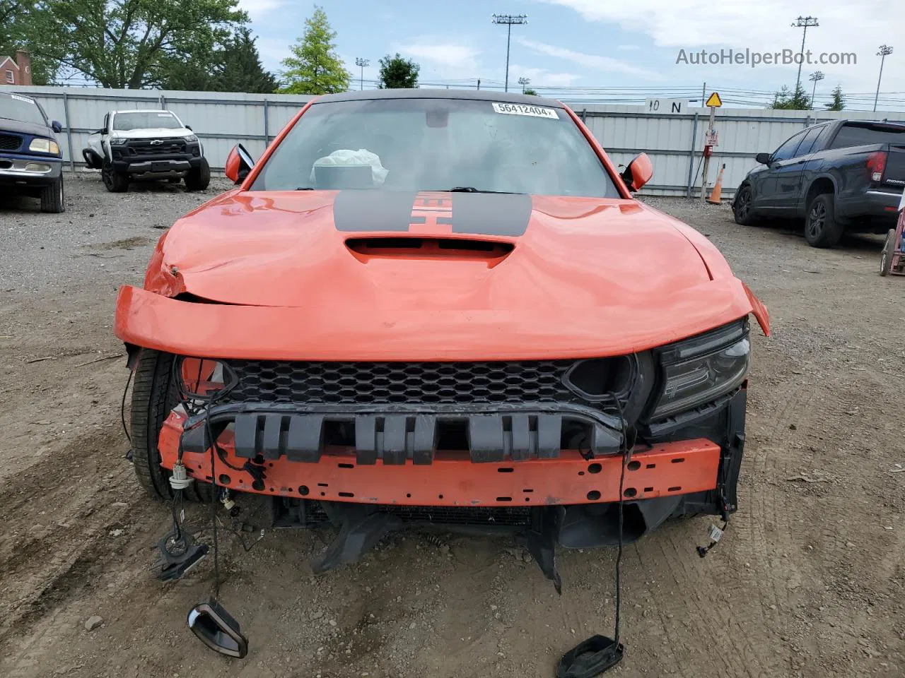 2018 Dodge Charger R/t Orange vin: 2C3CDXCT1JH157148