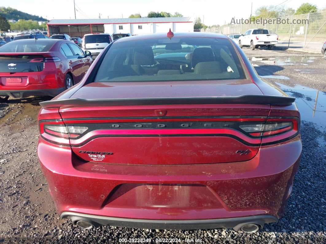 2021 Dodge Charger R/t Rwd Burgundy vin: 2C3CDXCT1MH681663