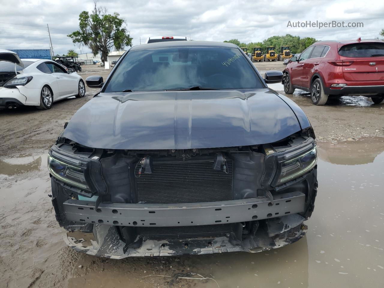 2016 Dodge Charger R/t Gray vin: 2C3CDXCT2GH272351