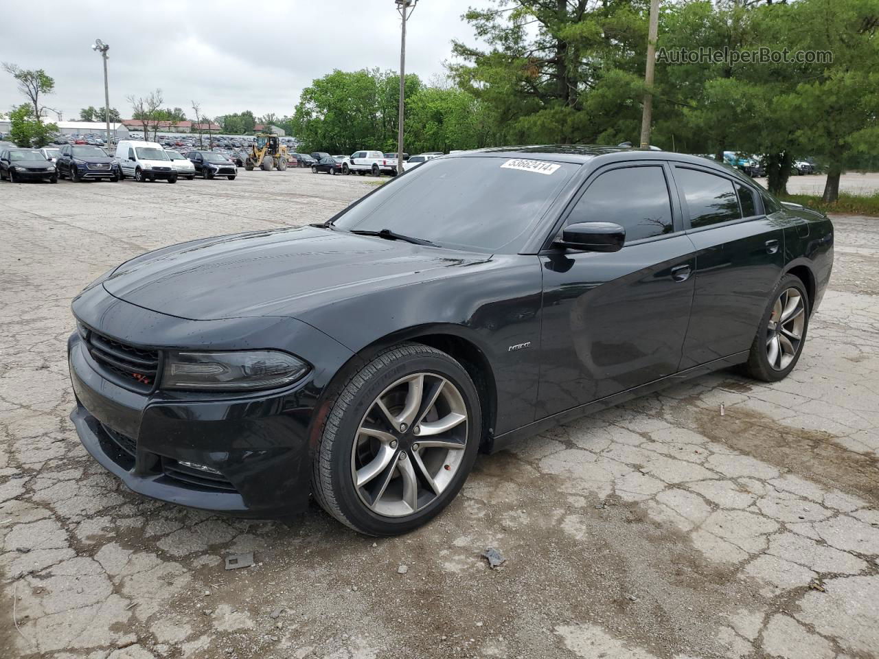 2016 Dodge Charger R/t Черный vin: 2C3CDXCT2GH318552