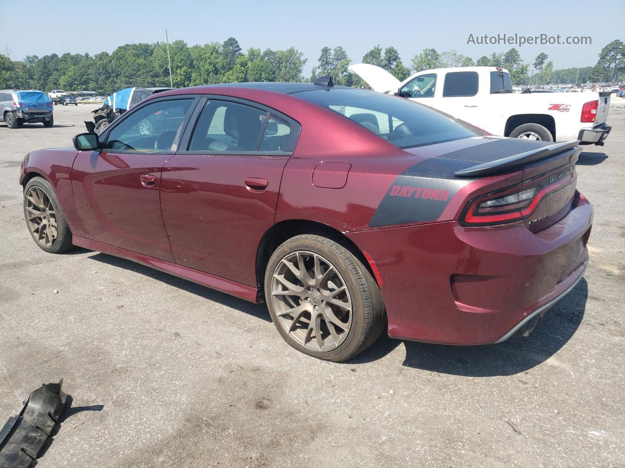 2017 Dodge Charger R/t Burgundy vin: 2C3CDXCT2HH535312