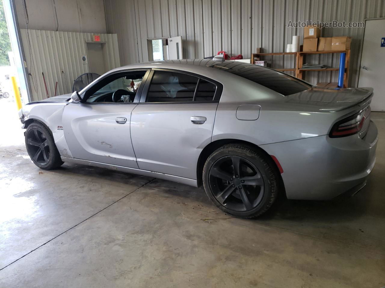 2017 Dodge Charger R/t Silver vin: 2C3CDXCT2HH549484