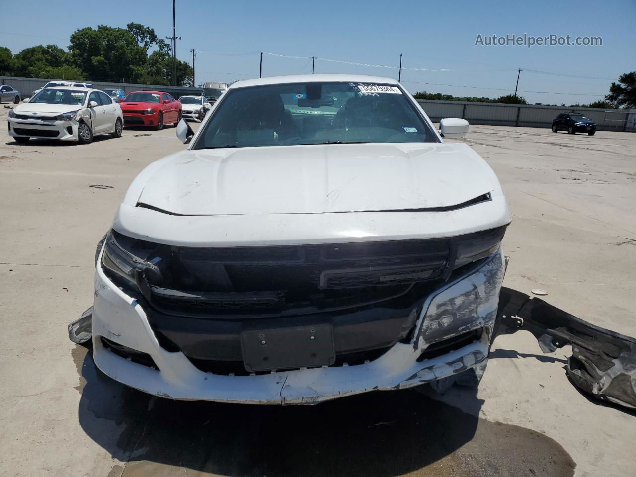 2017 Dodge Charger R/t White vin: 2C3CDXCT2HH562977