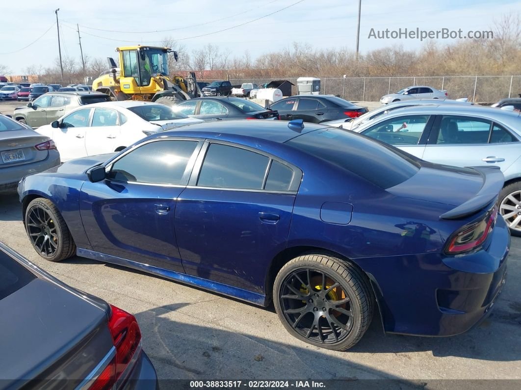 2017 Dodge Charger R/t Rwd Blue vin: 2C3CDXCT2HH579231